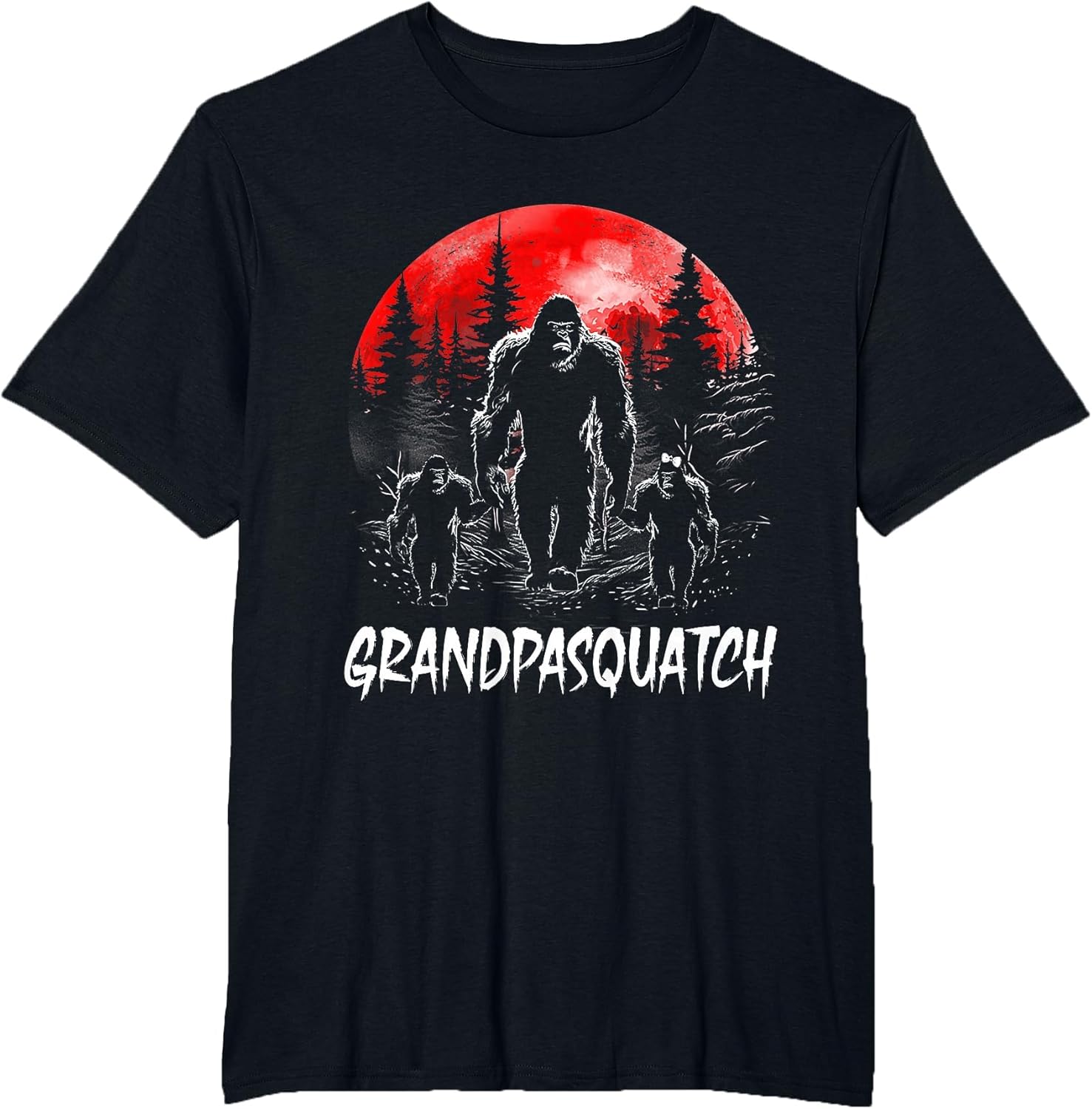 Grandpa Squatch Funny Bigfoot Dad Sasquatch Yeti Fathers Day