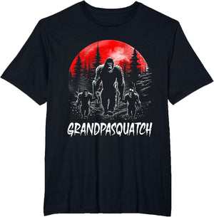 Grandpa Squatch Funny Bigfoot Dad Sasquatch Yeti Fathers Day