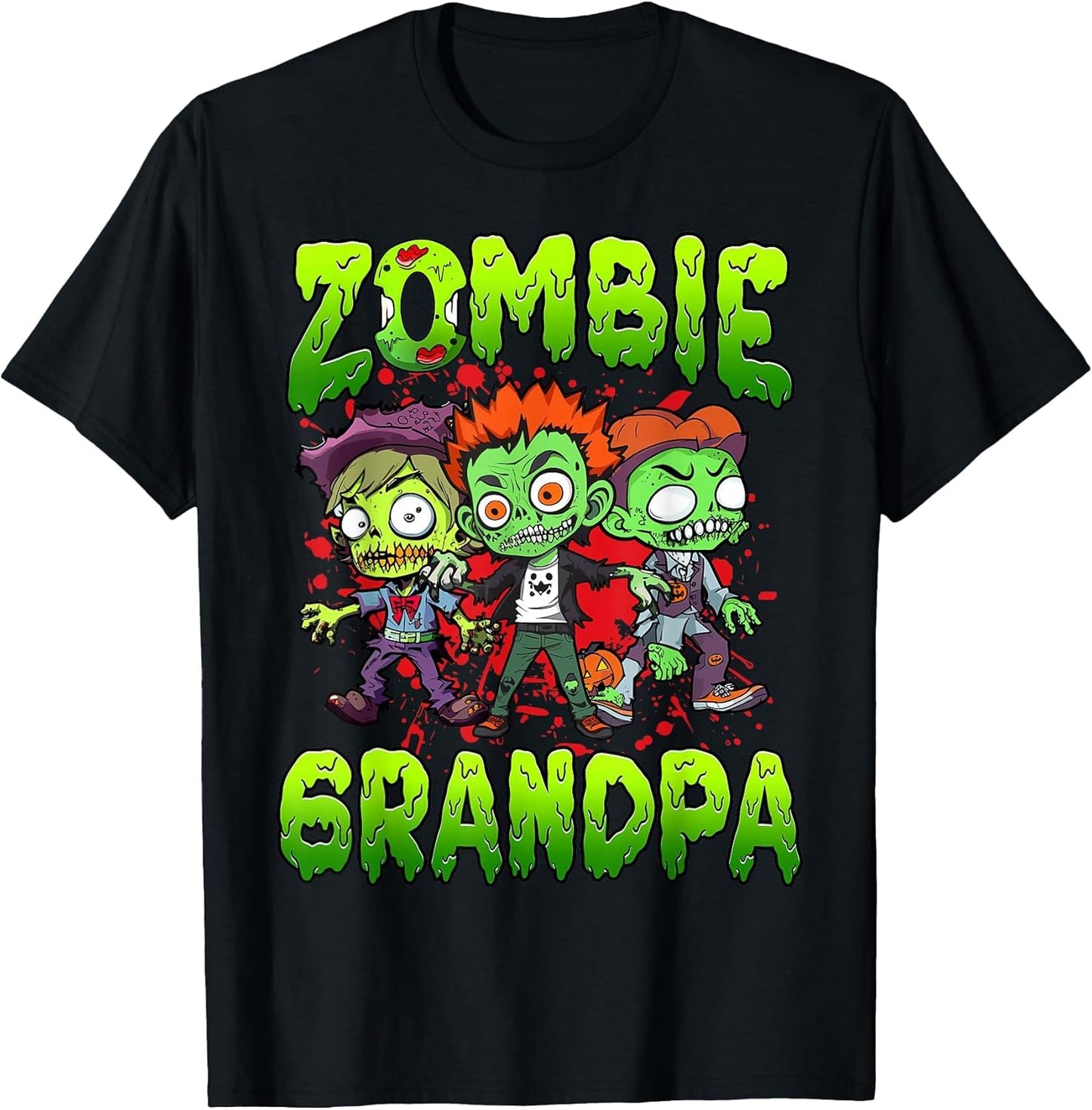 Zombie Grandpa Halloween Costume Family Matching