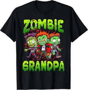 Zombie Grandpa Halloween Costume Family Matching