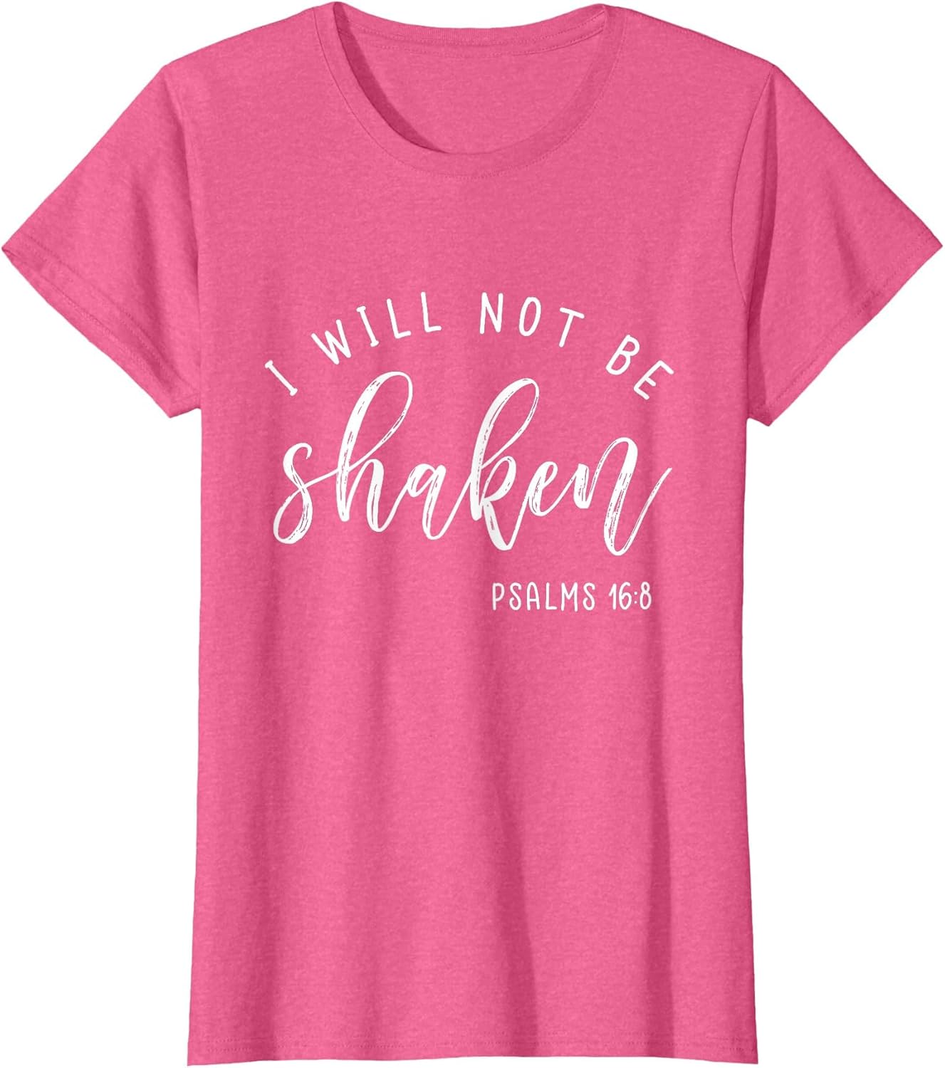 I Will Not Be Shaken Shirt Faith Religious Christian