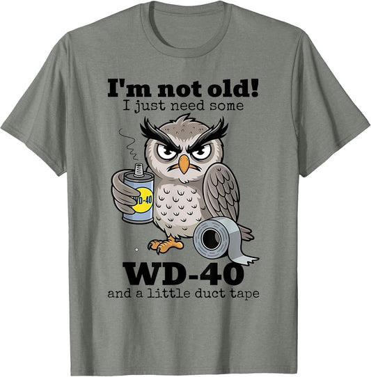 I'm Not Old I Just Need Some and A Little Turtle Tape Owl