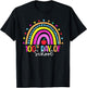 Cute 100 Days of School Rainbow 100th Day Women Girls Kids