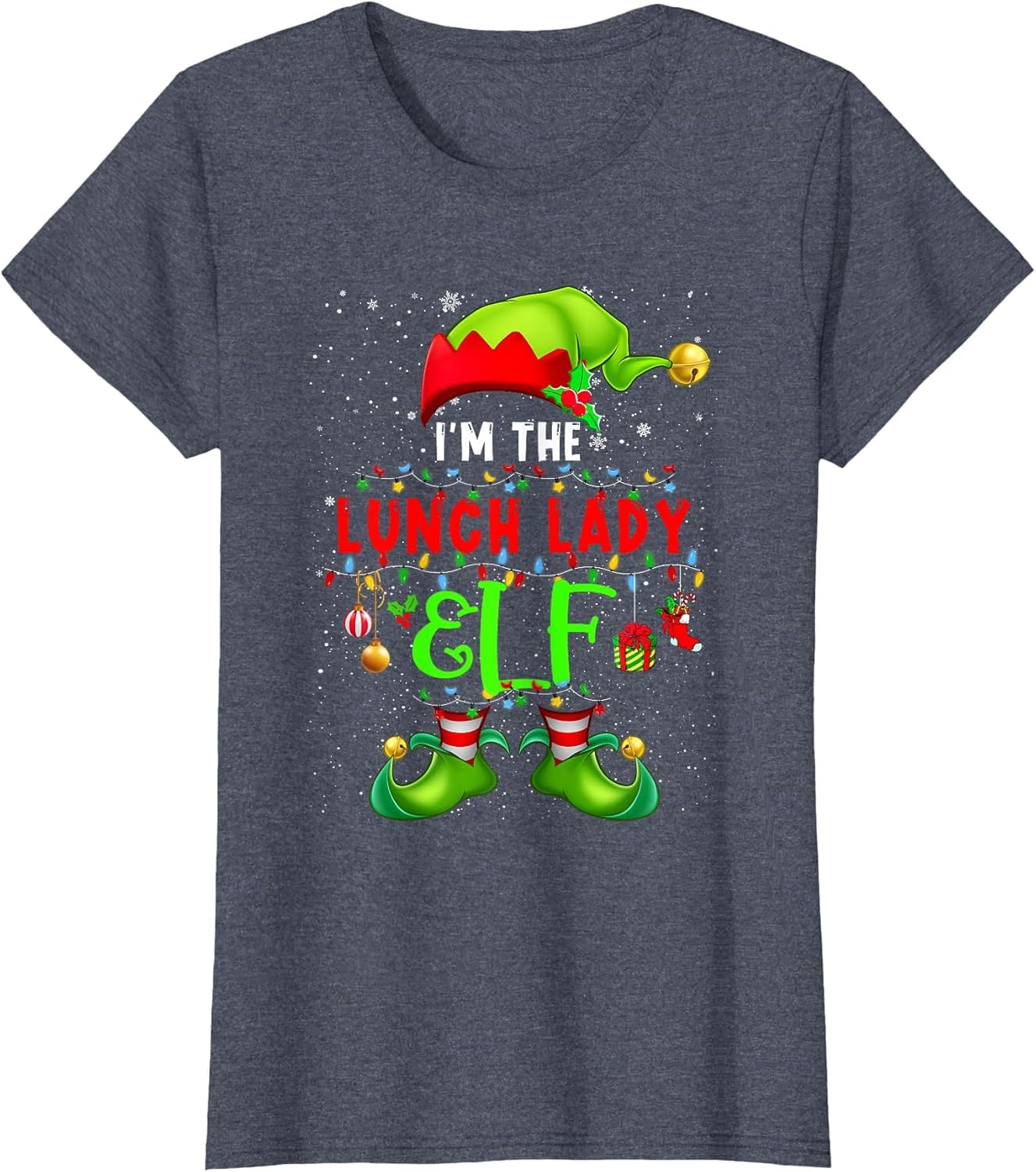 I'm The Lunch Lady Elf Christmas Ornaments Costume Elf Lover