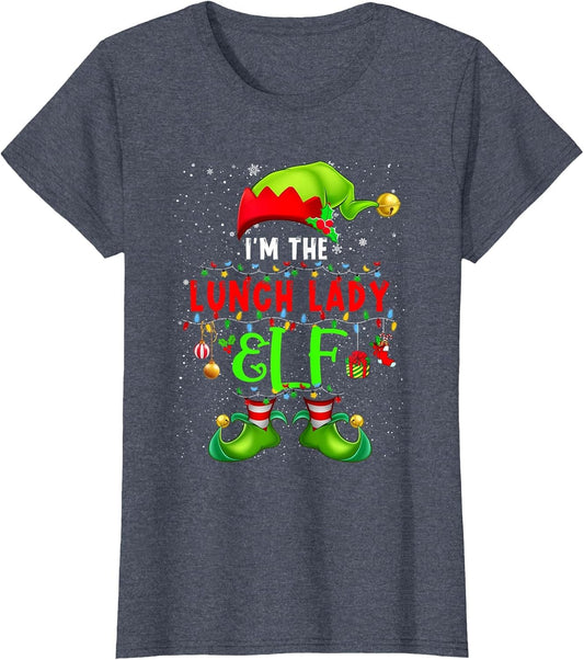 I'm The Lunch Lady Elf Christmas Ornaments Costume Elf Lover