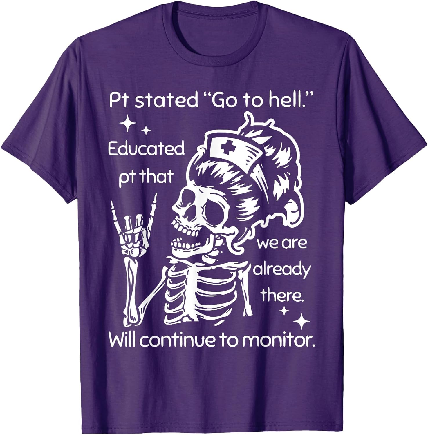Pt Stated Go to Hell Educated Pt that We are Already