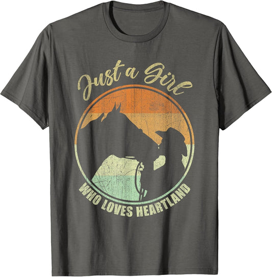 Just A Girl Who Loves Heartland Cowgirl Vintage