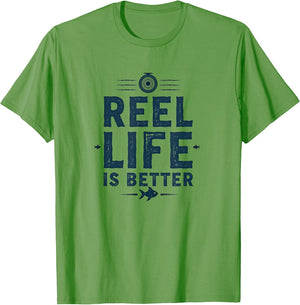 Reel Life Is Better Fishing Design