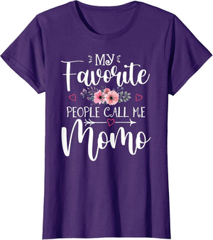 My Favorite People Call Me Momo Funny Floral Mother's Day