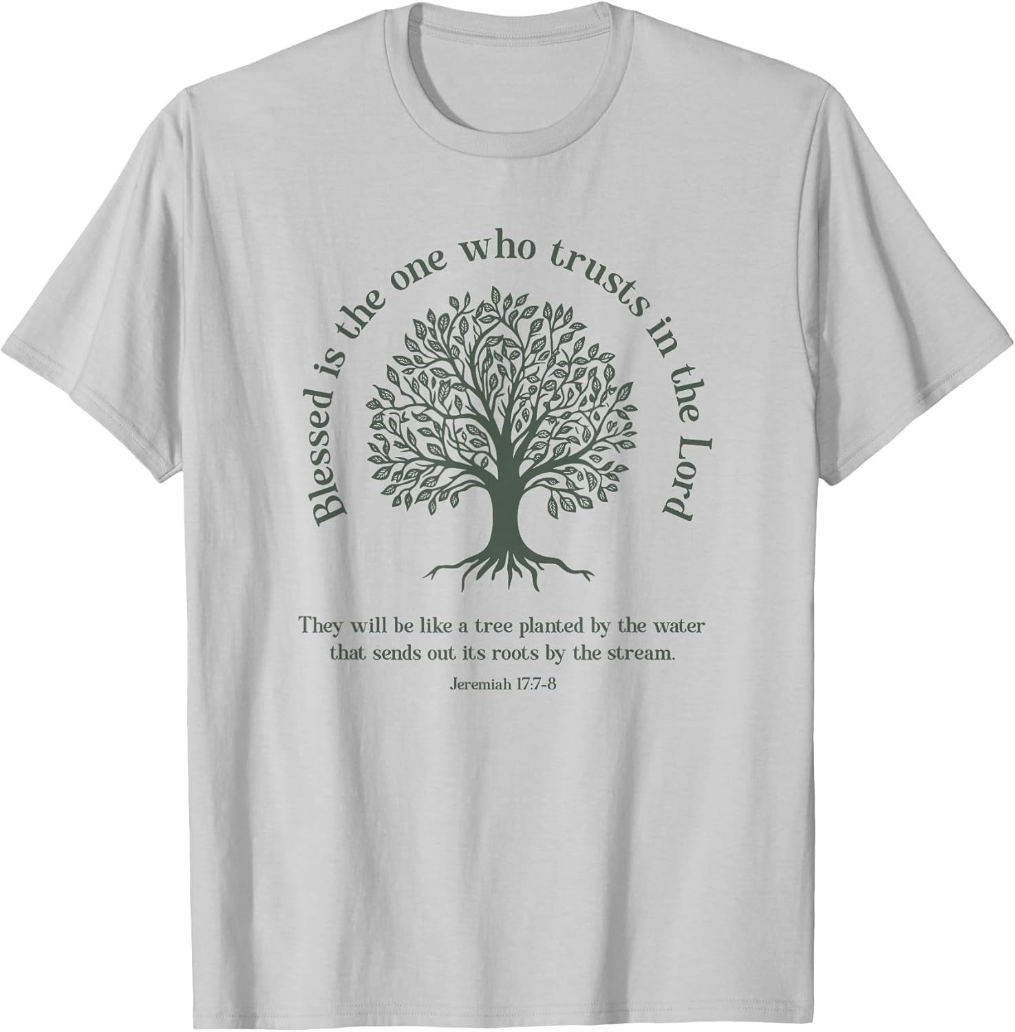 Christian Earth Day Tree Bible Verse Jeremiah 17:7-8