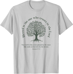 Christian Earth Day Tree Bible Verse Jeremiah 17:7-8