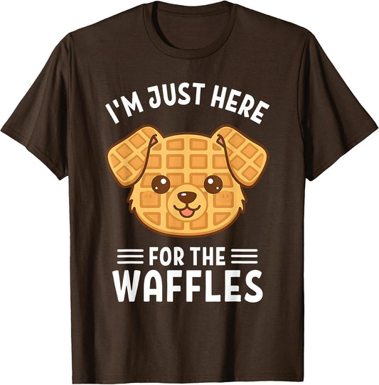 Waffle Dog Lover I'm Just Here for The Waffles
