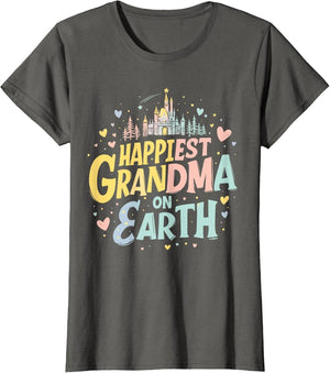 Happiest Grandma on Earth Cute Castle Fairy Tale Magical