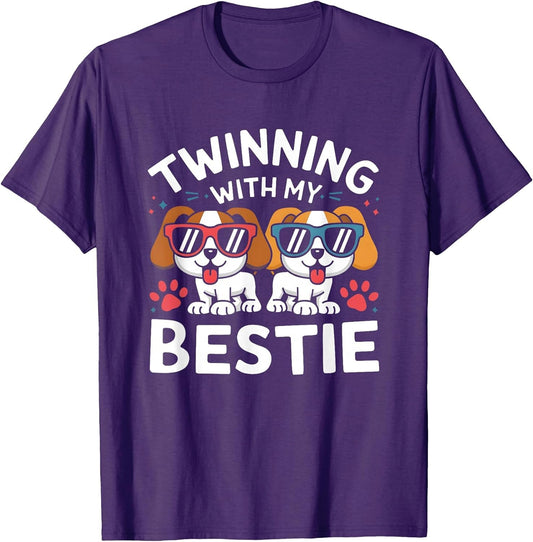 Twinning with My Bestie Dog Cute Friends Matching