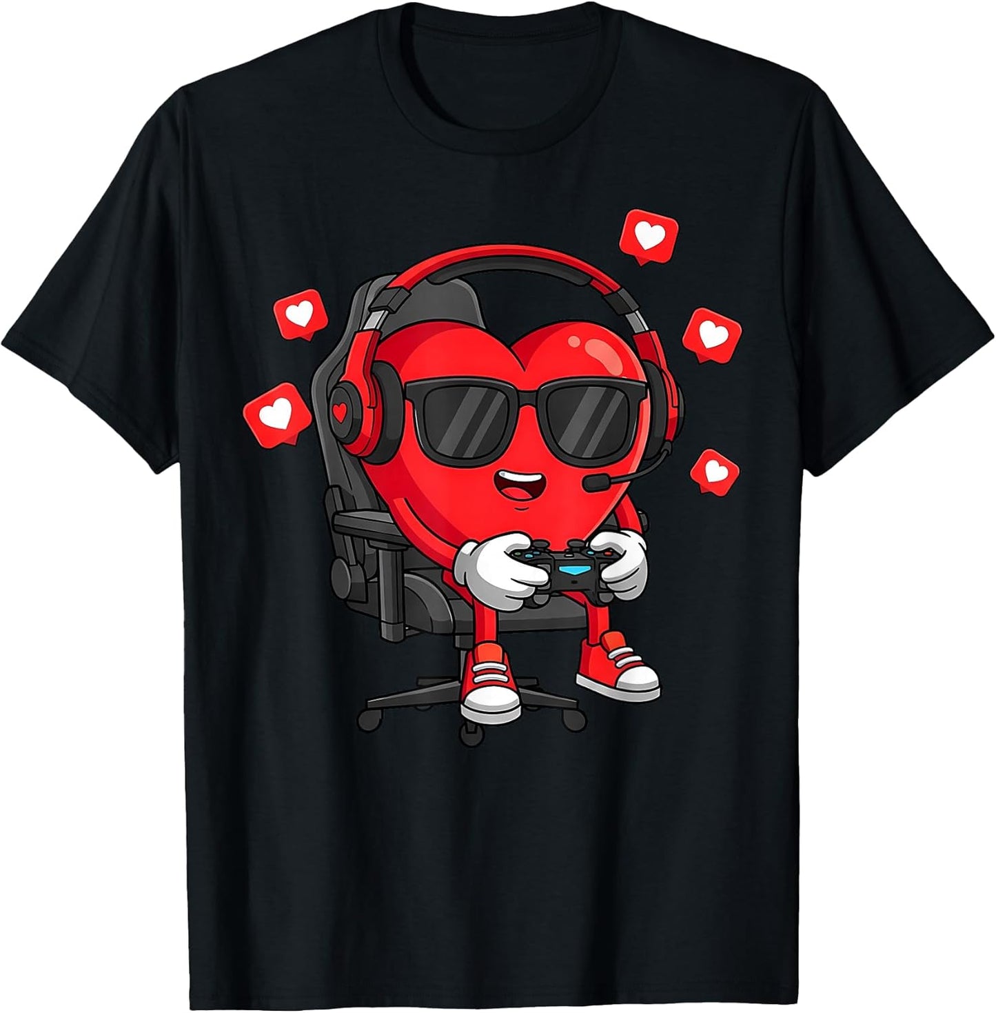 Valentines Day Gamer Heart Gaming Boys Kids Men Youth Teen