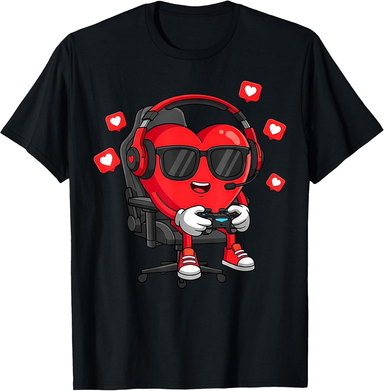 Valentines Day Gamer Heart Gaming Boys Kids Men Youth Teen