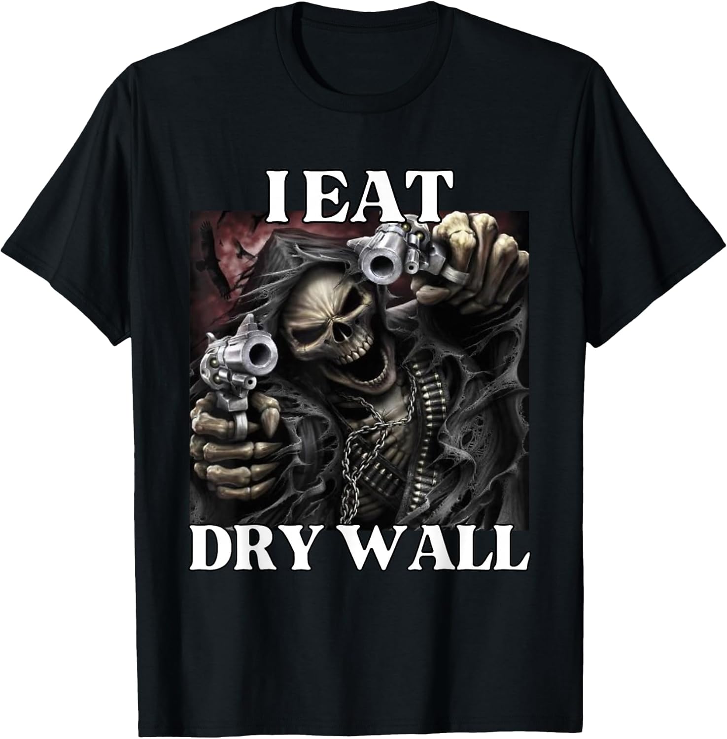 I Eat Drywall Funny Cringe Hard Skeleton Meme