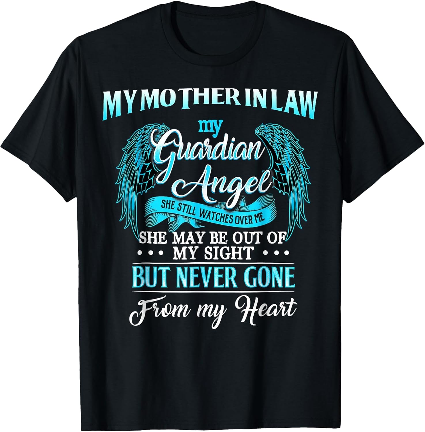 My Mother in Law My Guardian Angel Watches Over Me Memorial