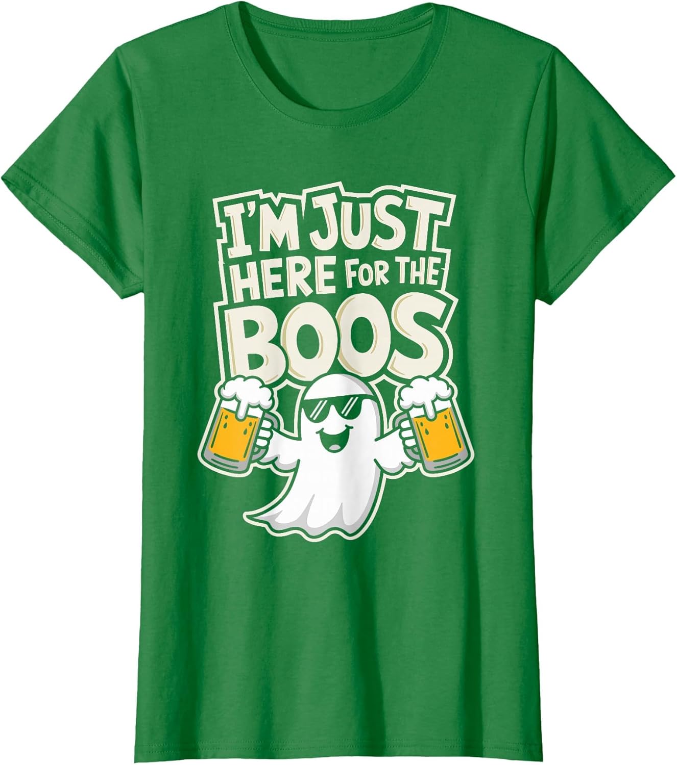 I'm Just Here for The Boos Ghost Beer Halloween Party Men