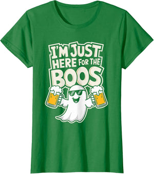 I'm Just Here for The Boos Ghost Beer Halloween Party Men