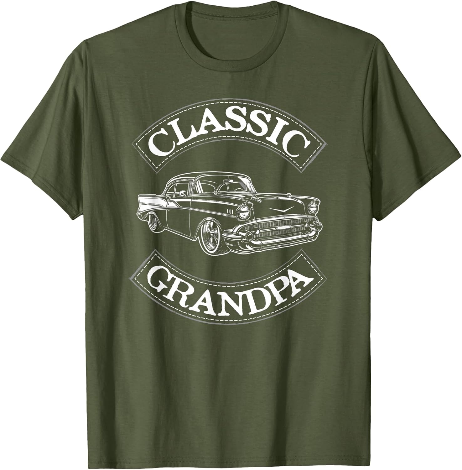 Vintage Classic Car Funny Grandpa