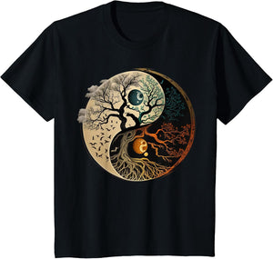 Spiritual Yin Yang Buddhist Tree of Life