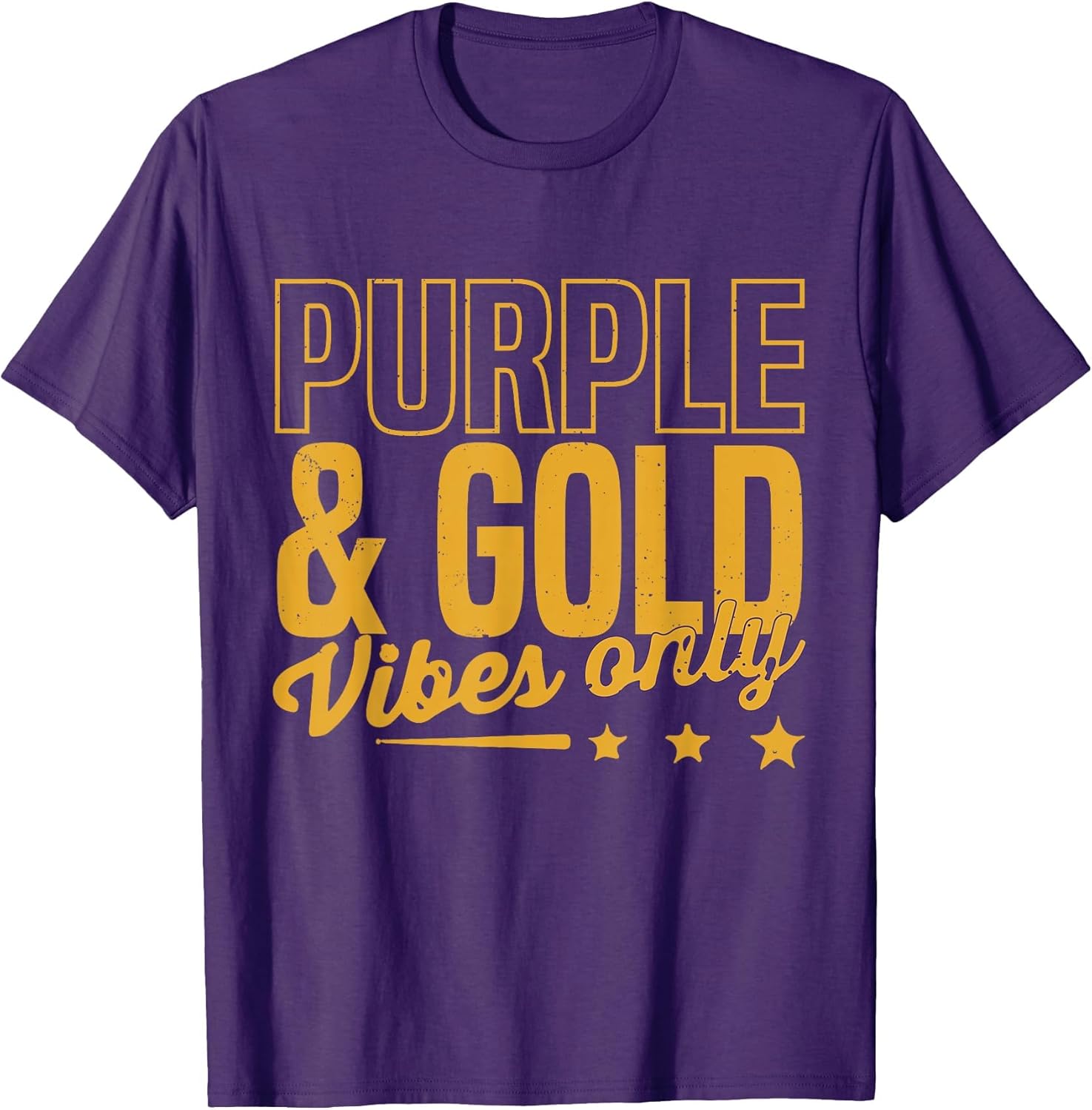 Purple and Gold Vibes Only Game Day for High School Football