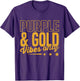 Purple and Gold Vibes Only Game Day for High School Football