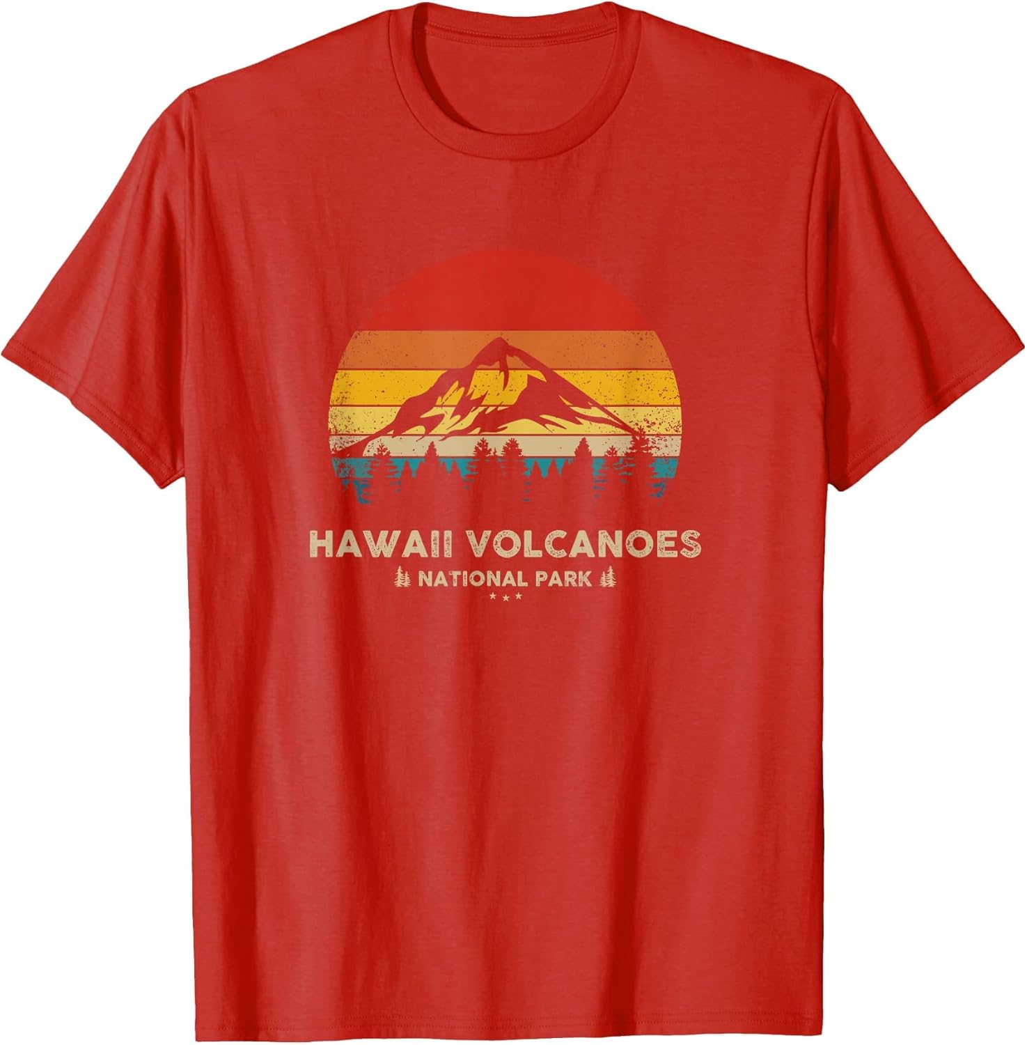 Hawaii Volcanoes - National Park Retro Souvenir