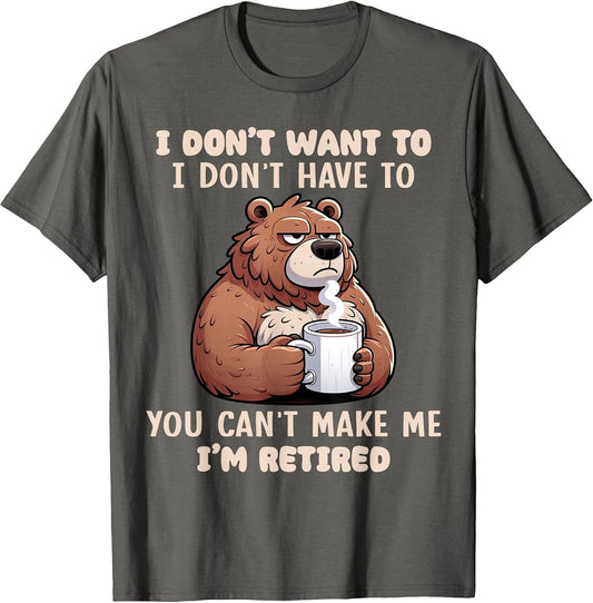 Funny Retirement I'm Retired Sarcastic Humor Graphic