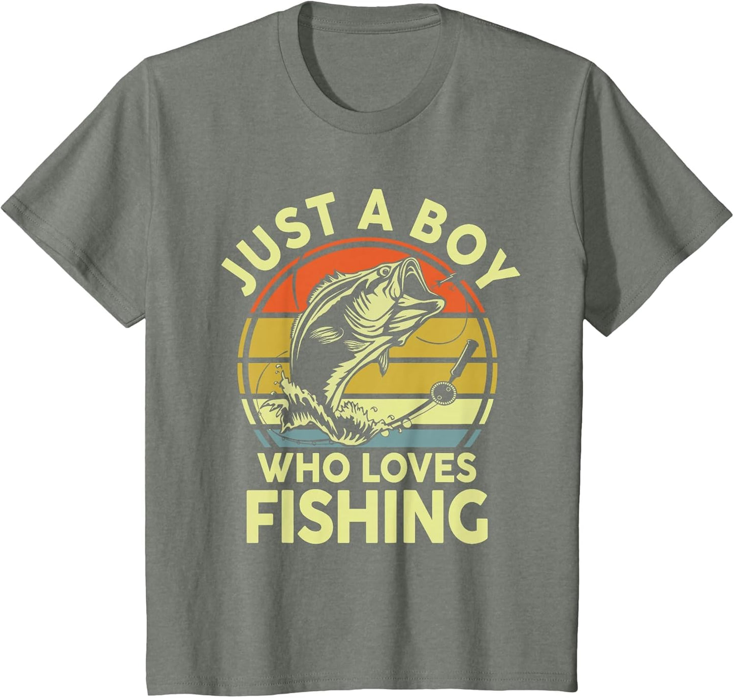 Funny Fishing for Boys Kids Just A Boy Who Loves Fishing