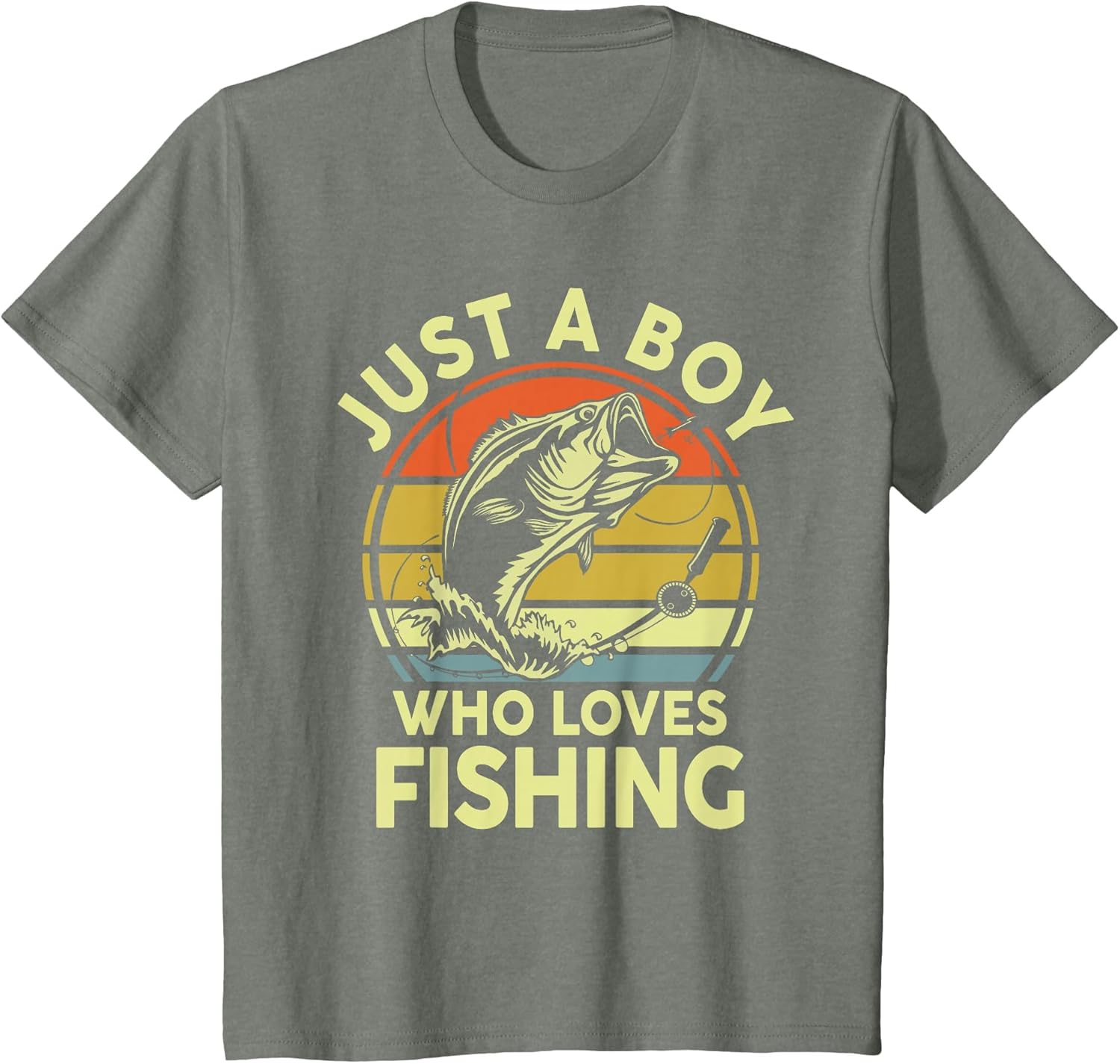 Funny Fishing for Boys Kids Just A Boy Who Loves Fishing