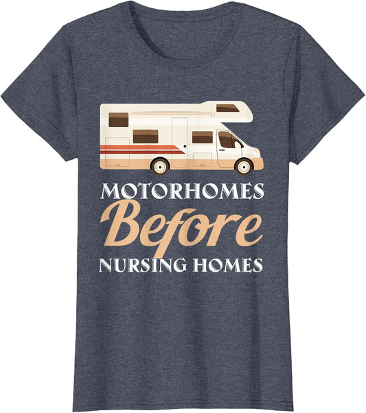 Vintage Motorhomes Before Nursing Homes RV Camping Lover