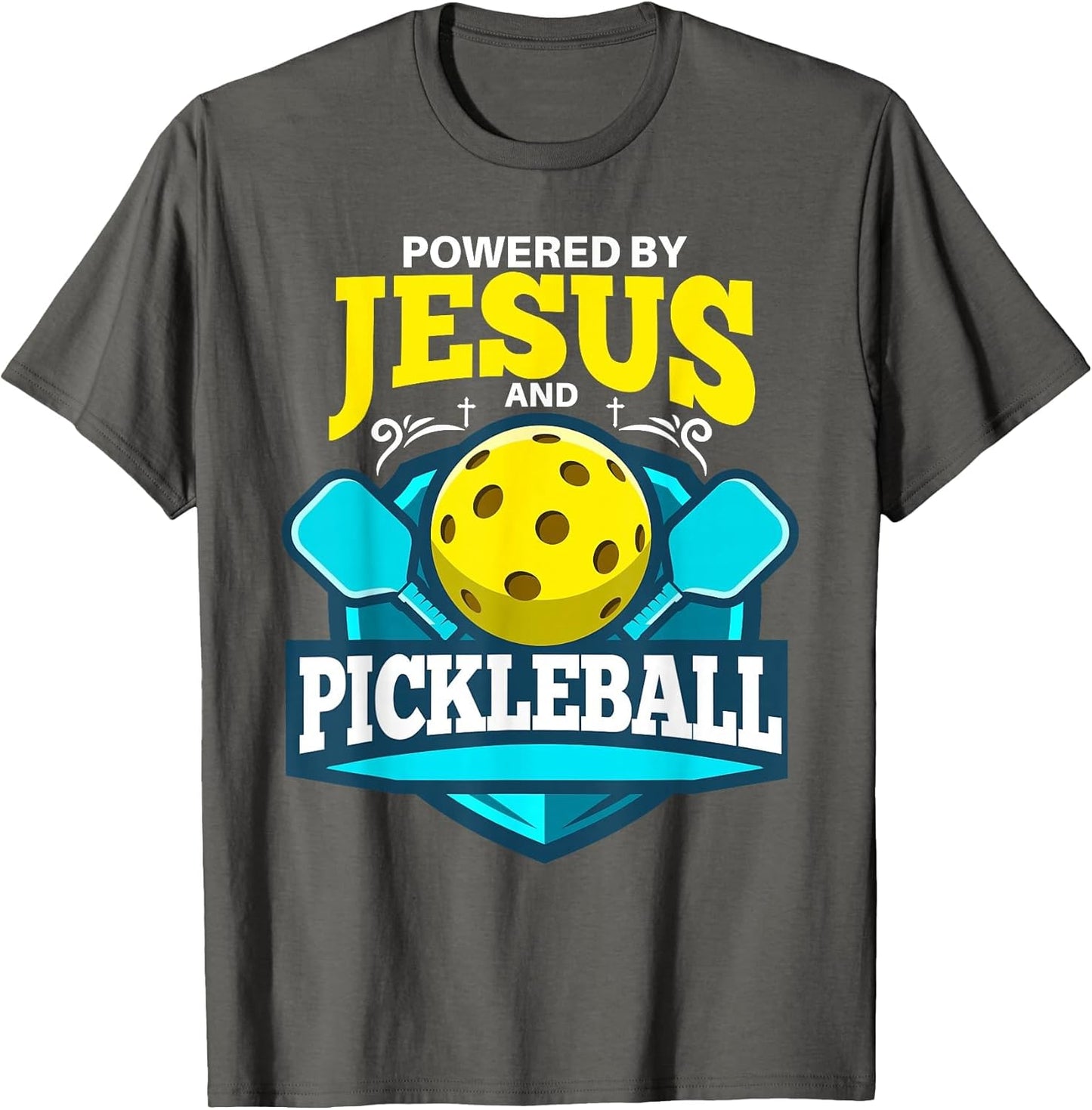 Christian Pickleball Shirt Jesus Religious Pickleball Player