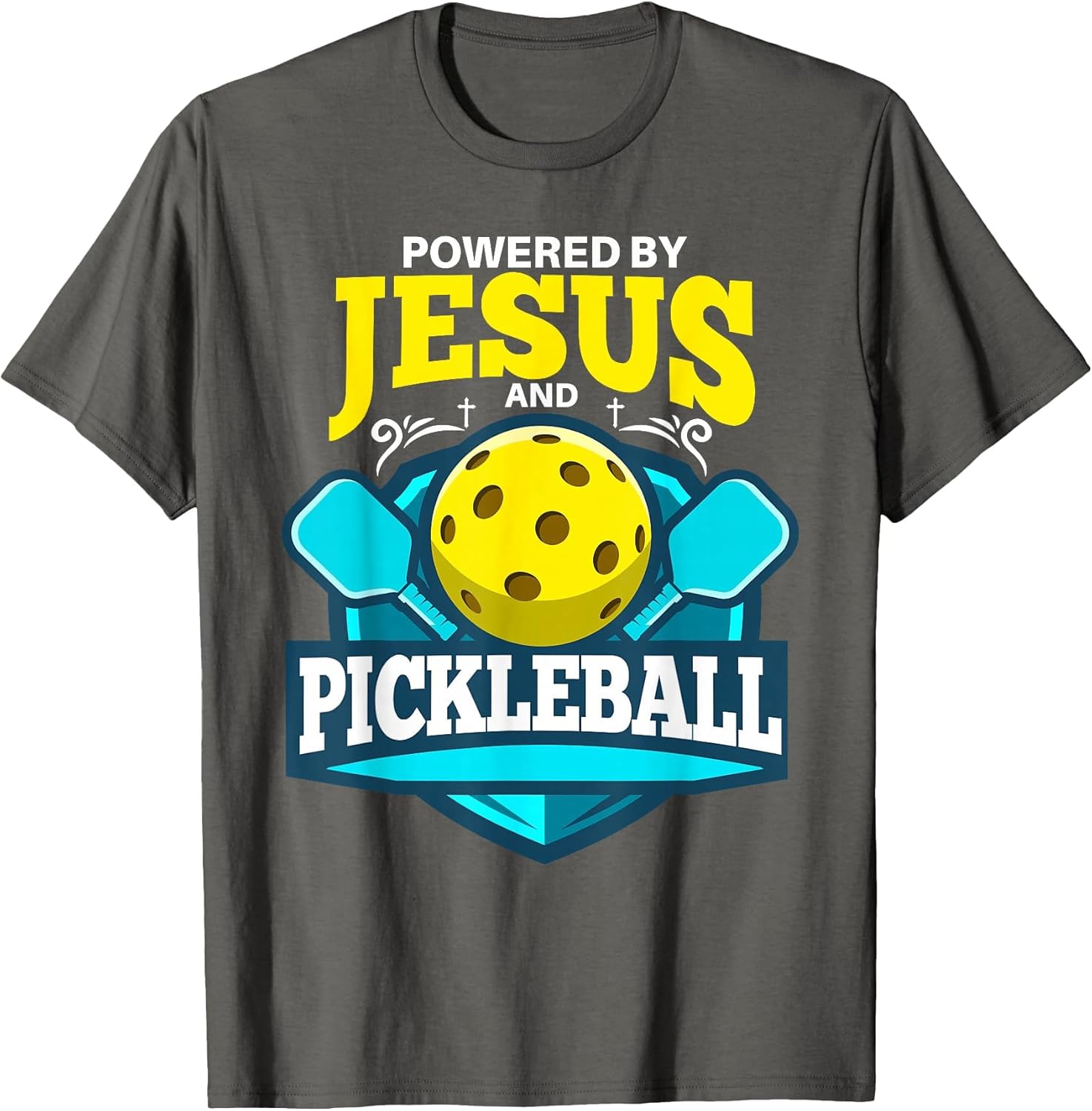 Christian Pickleball Shirt Jesus Religious Pickleball Player