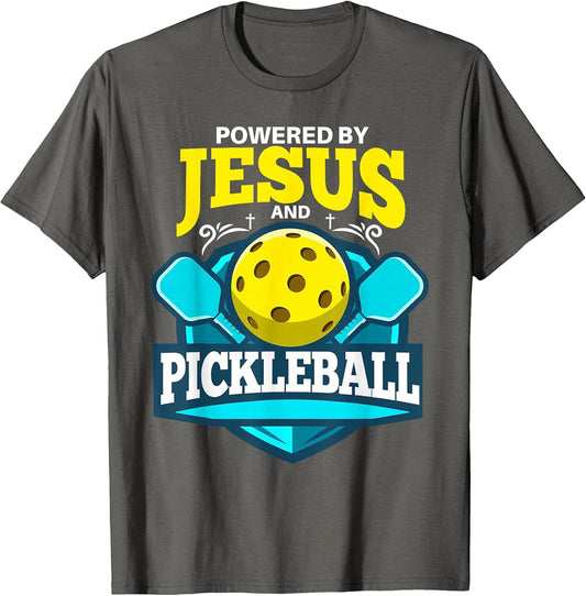 Christian Pickleball Shirt Jesus Religious Pickleball Player