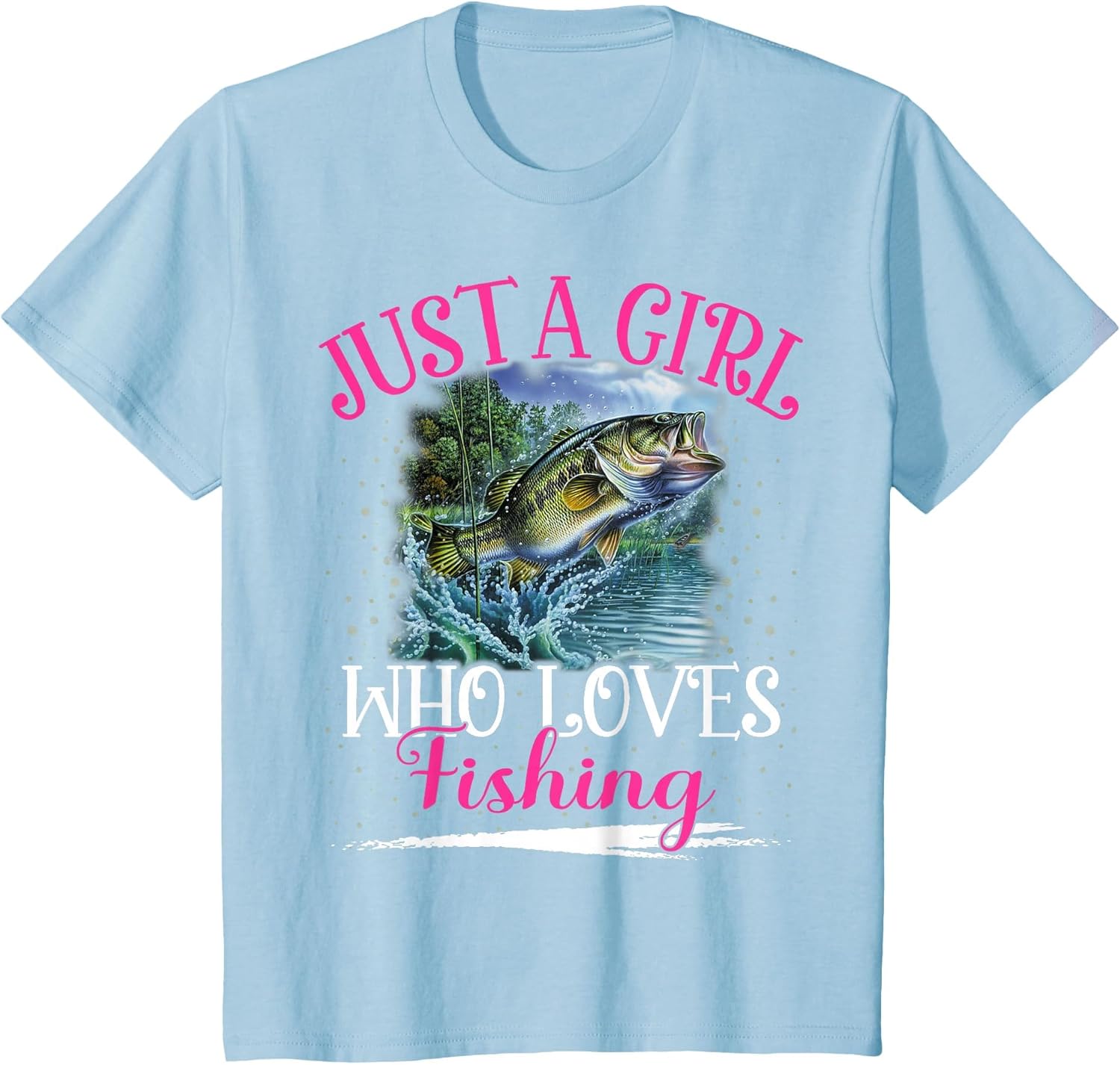 Just A Girl Who Loves Fishing Girls