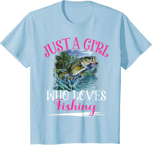 Just A Girl Who Loves Fishing Girls