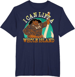 Disney Moana Maui I Can Lift A Whole Island Graphic