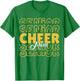 Cheerleading Senior Mom Cheer Mom Cheerleader Black Gold