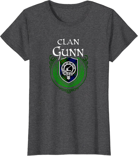 Clan Gunn Surname Scottish Clan Crest Tartan Badge