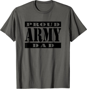 Proud Army Dad Shirt Military Soldier Father