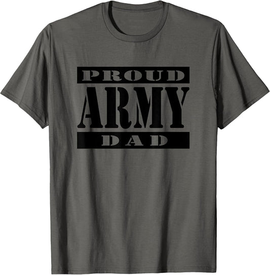 Proud Army Dad Shirt Military Soldier Father