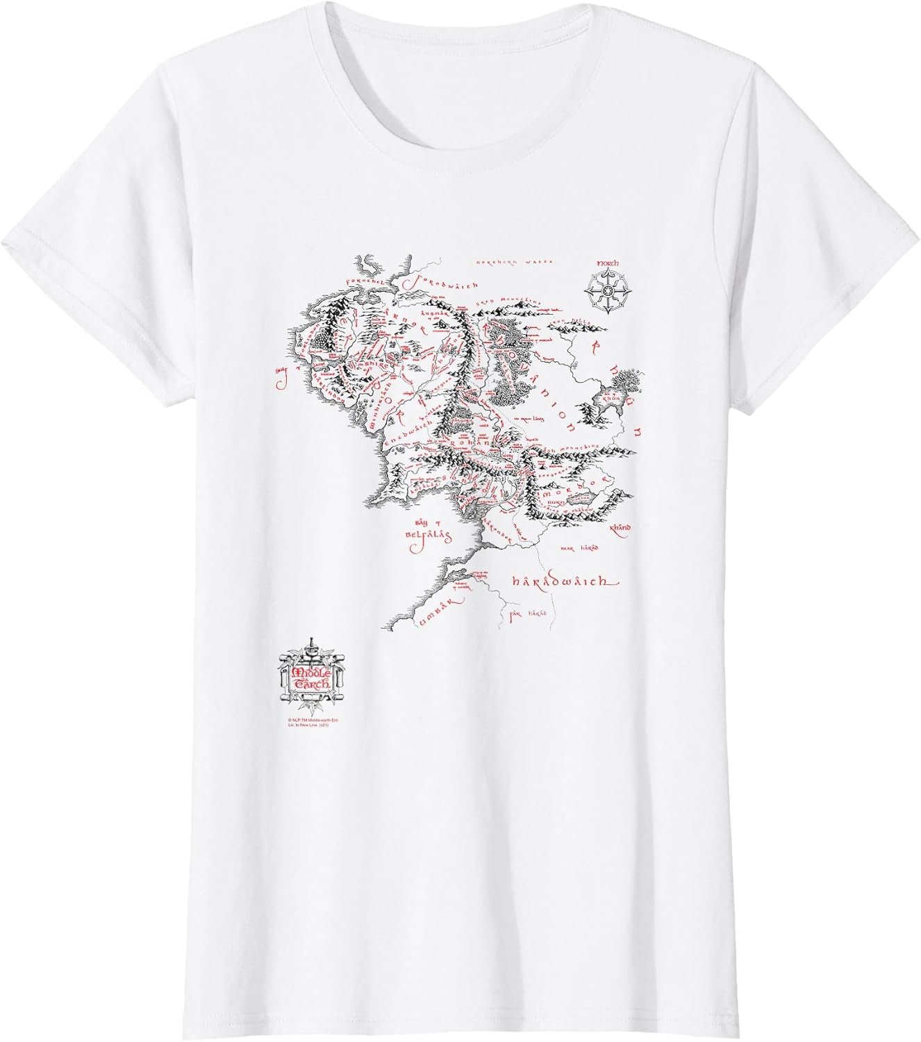 LOTR Middle Earth Map Fantasy Movie