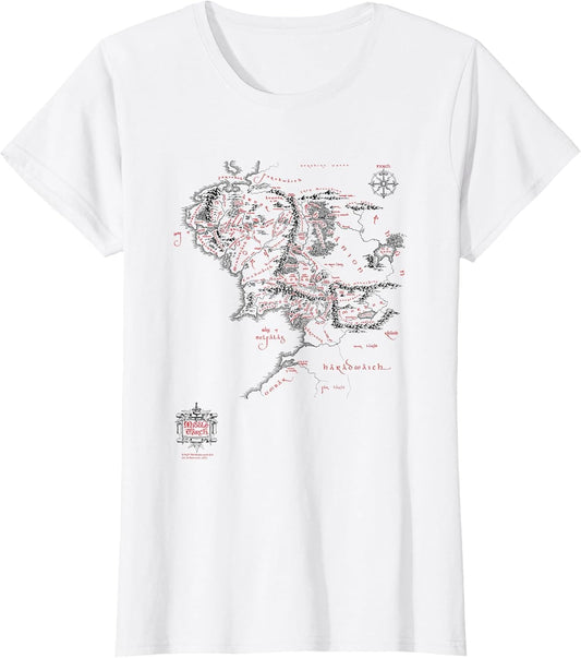 LOTR Middle Earth Map Fantasy Movie