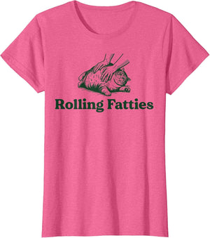 Rolling Fatties Cat Funny Cute Cat Lover Kitten Owner Kitty