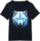 Arctic Wolf Face Wolves Art Motif