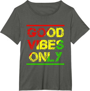 Reggae Good Vibes Only Rasta Design