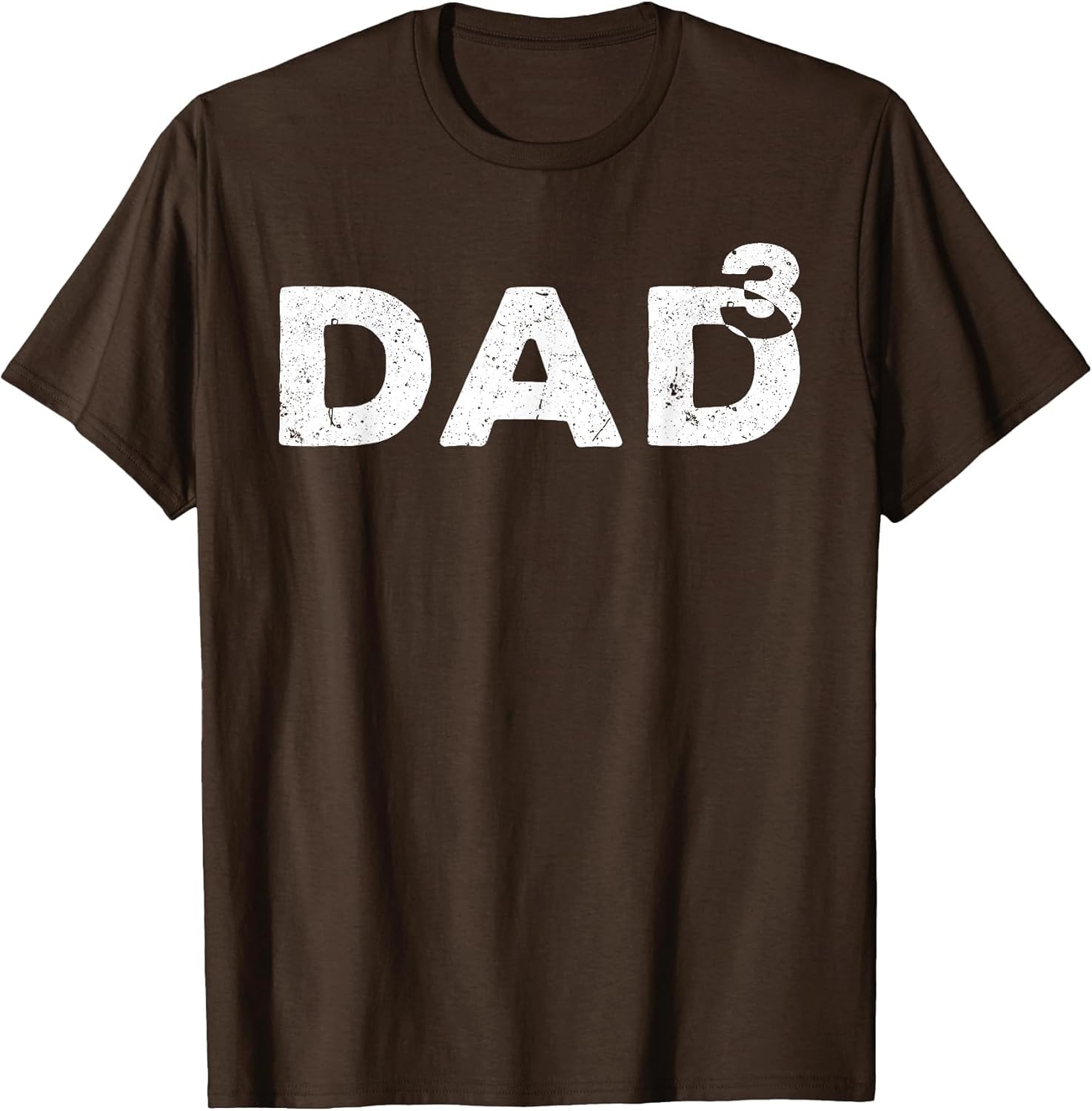 Dad Cubed Shirt Men Dad of Three Fathers Day