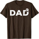 Dad Cubed Shirt Men Dad of Three Fathers Day